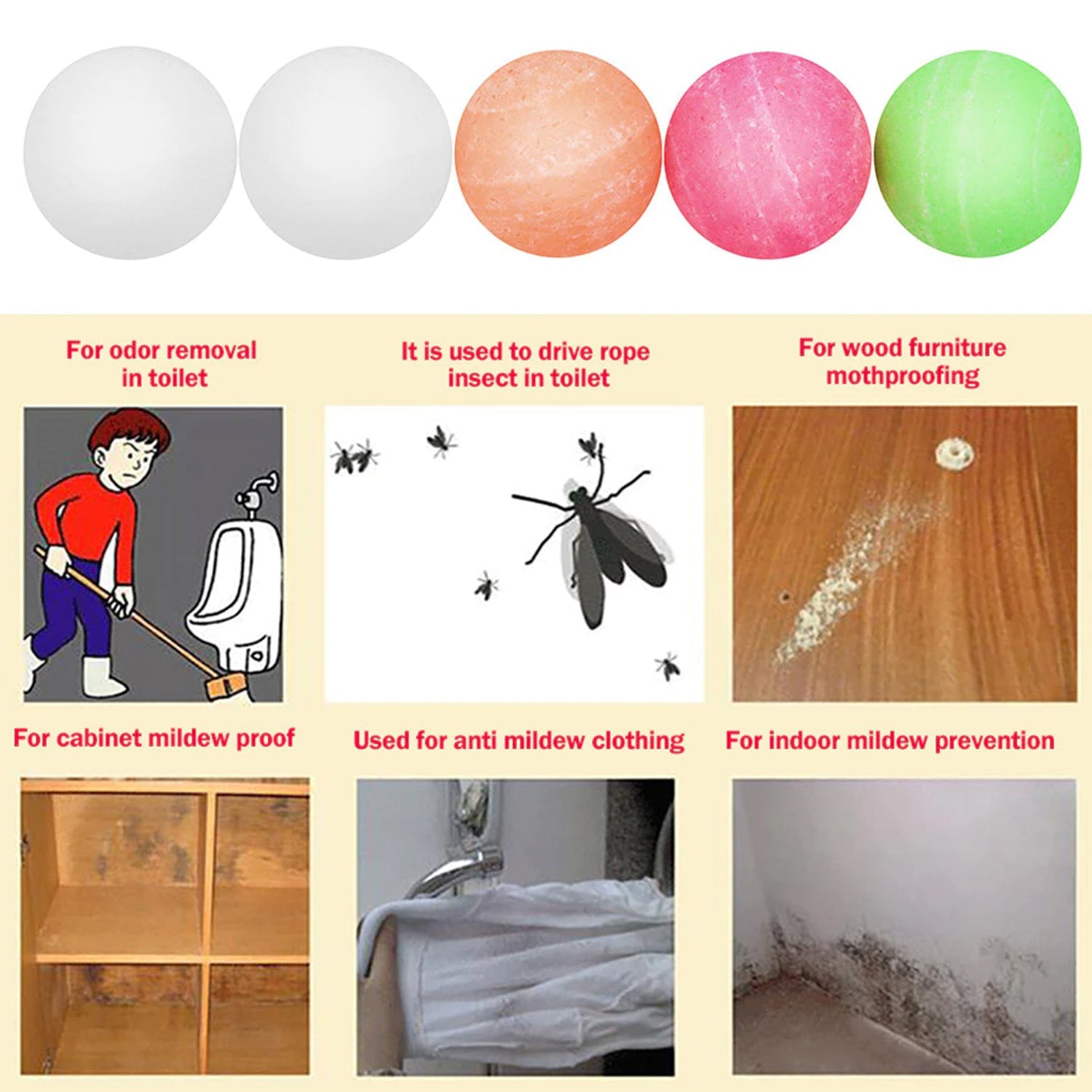 6285 Urinal Balls | Sani Balls | Bathroom Freshener Fragrance Blocks, Air Freshener for Bathroom, Toilet, Shoe Rack, etc. Long-Lasting Fragrance DeoDap 6285 Urinal Balls | Sani Balls | Bathroom Freshener Fragrance Blocks, Air Freshener for Bathroom, Toilet, Shoe Rack, etc. Long-Lasting Fragrance DeoDap